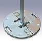 Bodenplatte 15 kg Typ B halbrund Bodenplatte 15 kg Typ B halbrund