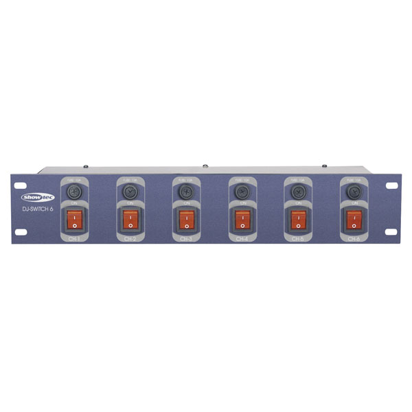 DJSwitch 6 Schuko out, 19 Zoll DJSwitch 6 Schuko out, 19 Zoll