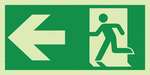 Fluchtweg-Schild phosphoreszierend Fluchtweg-Schild phosphoreszierend
