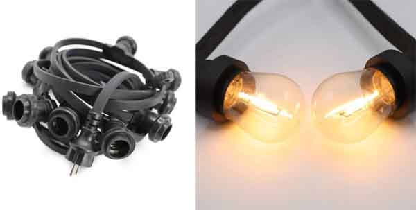 Lichterkette 10 m 30 Lampen Warmweiß Lichterkette 10 m 30 Lampen Warmweiß