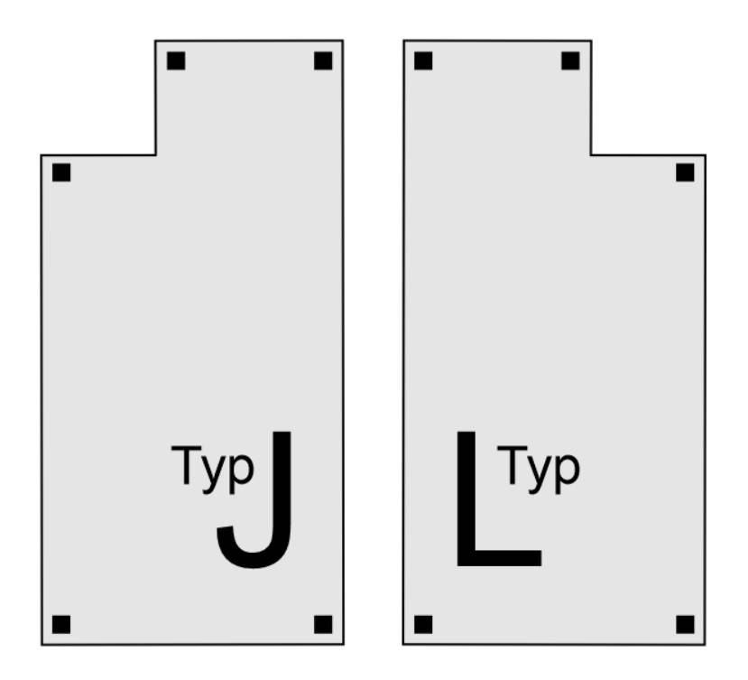PStage 200 * 100 Ecke 38 Typ J