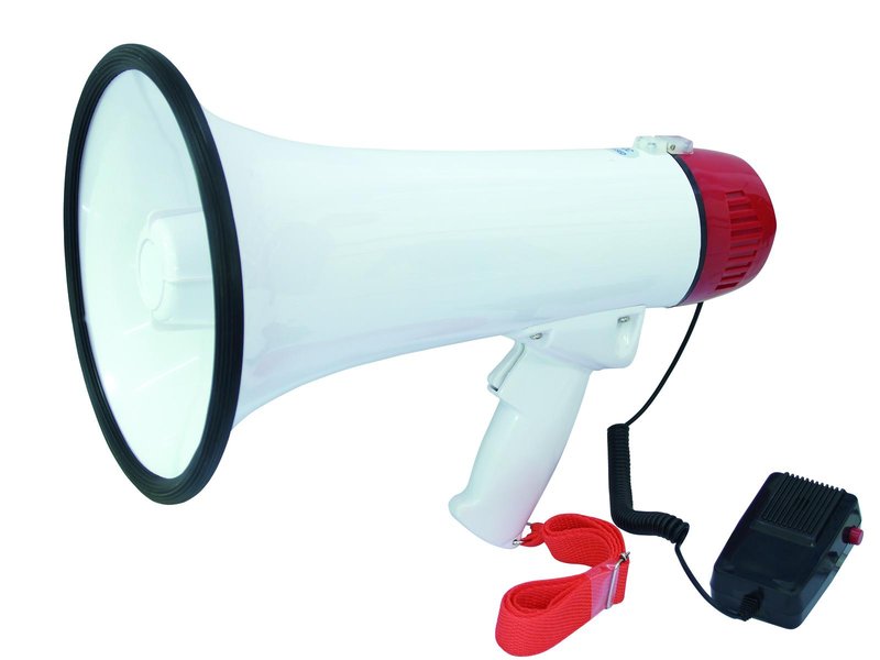 Megaphon 15 W mit Handsprechteil Megaphon 15 W mit Handsprechteil