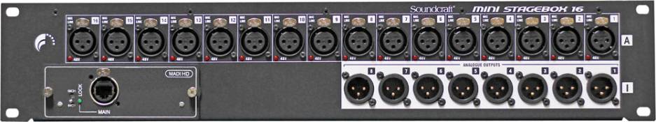 Si Mini Stagebox 16/8 Si Mini Stagebox 16/8