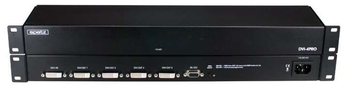 DVI 1 in 4 out, DVI-4PRO DVI 1 in 4 out, DVI-4PRO