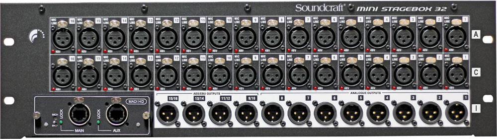 Si Mini Stagebox 32/8/8 Si Mini Stagebox 32/8/8