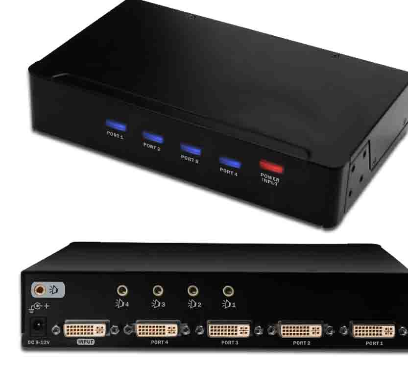 DVI 1 in 4 out DVI 1 in 4 out