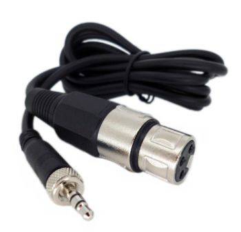 CI 2, Klinke 3,5 st m verschraubbar auf XLR m/f,15 cm CI 2, Klinke 3,5 st m verschraubbar auf XLR m/f,15 cm