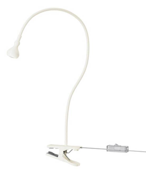 LED Spot 3 W mit Schwanenhals und Klemme LED Spot 3 W mit Schwanenhals und Klemme