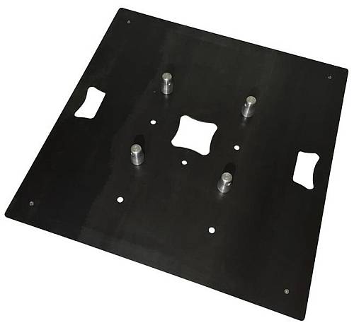 075 cm Stahl, quadratisch, schwarz