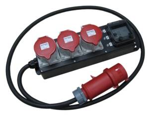 CEE 32 A auf 3 * 32 A IP44 CEE 32 A auf 3 * 32 A IP44