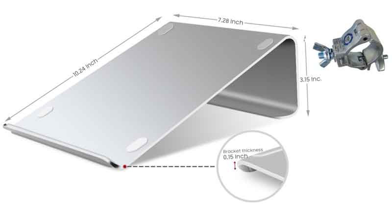 Notebook Trussmount Alu mit Coupler