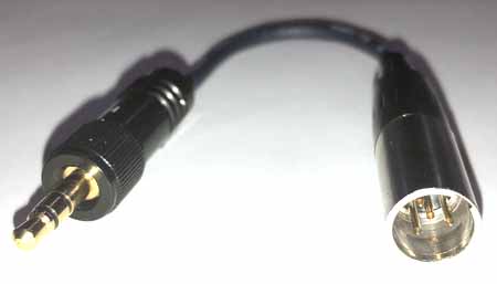 TA4F m auf Klinke 3,5 st m mit Kabel TA4F m auf Klinke 3,5 st m mit Kabel