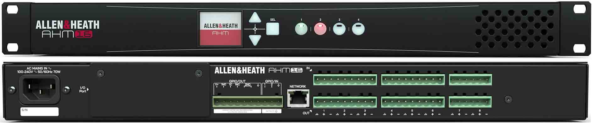 AHM-16 Audio Matrix und Controller AHM-16 Audio Matrix und Controller